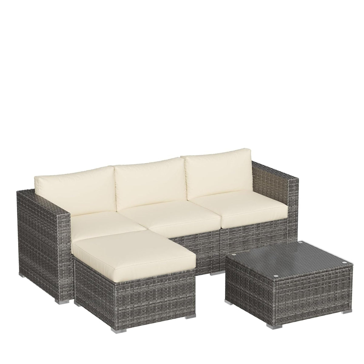 Modern Patio Set With Coffee Table