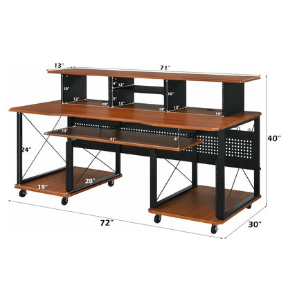 Megara - Music Desk - Black / Cherry