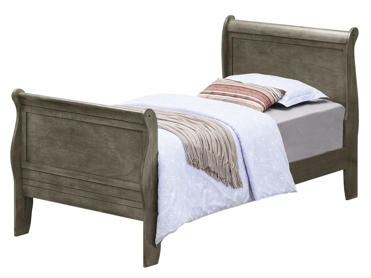 Panel Sleigh Bed