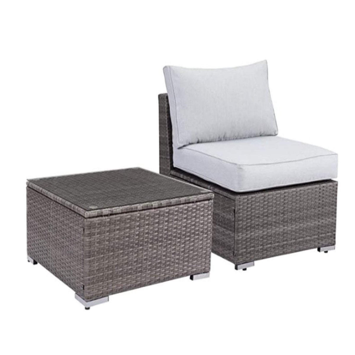 Modern Patio Set With Coffee Table