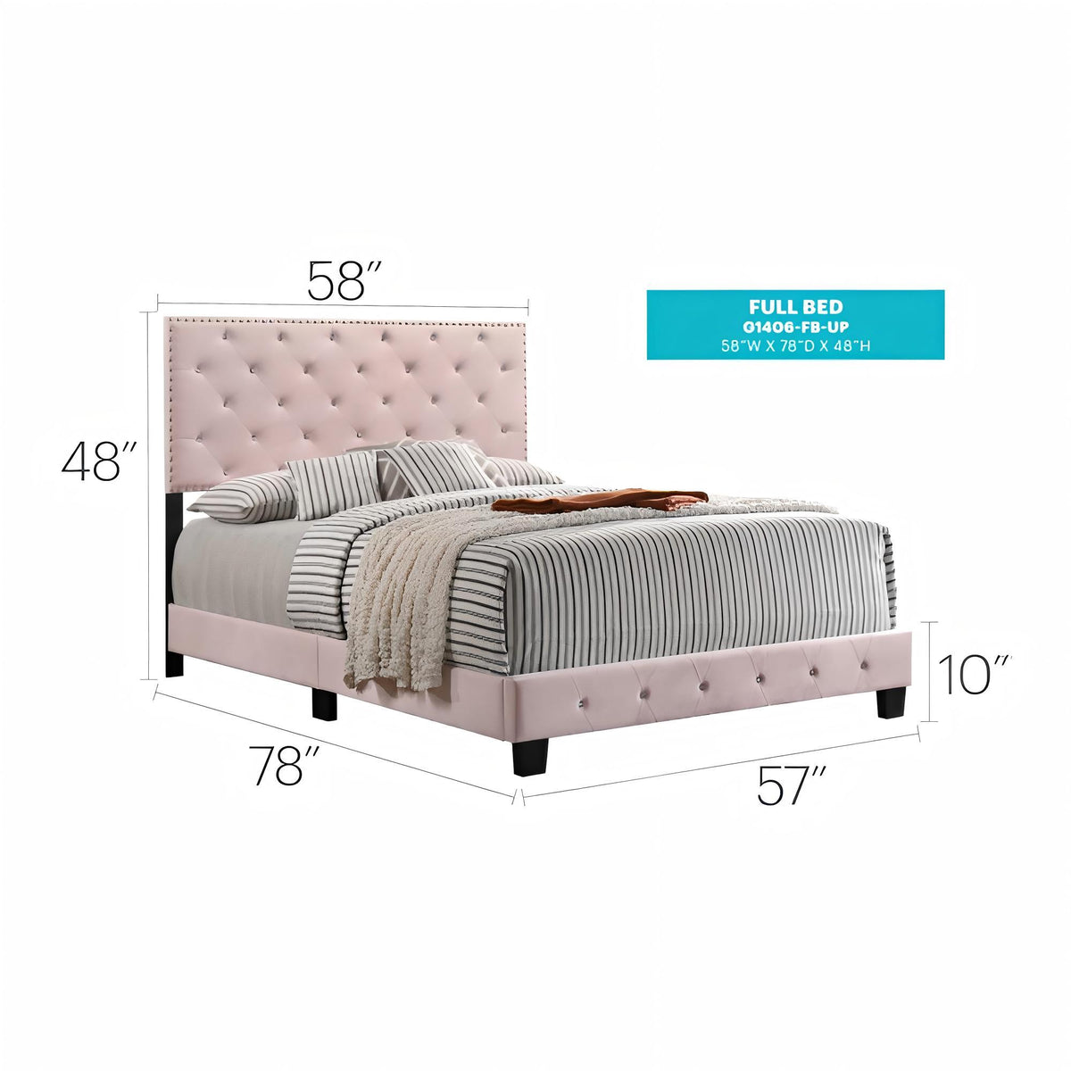 Luxurious Upholstered Bed
