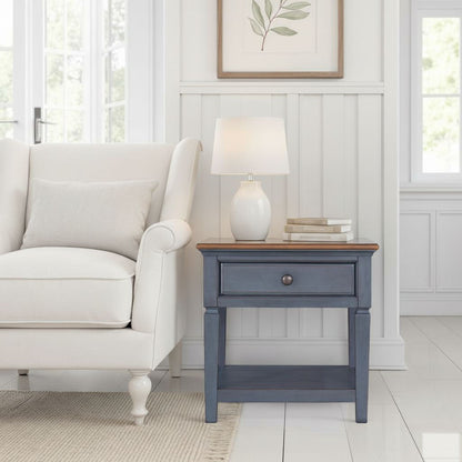 End Table - Blue