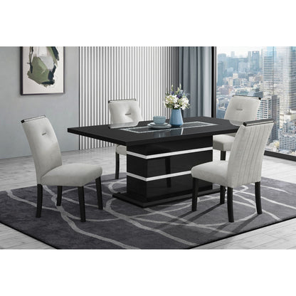 Ariya - Dining Chair (Set of 2) - Black / Gray