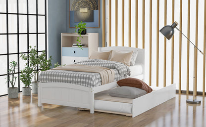 Platform Bed & Headboard, Footboard And Slat Support