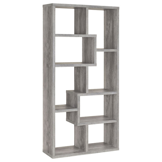 Lawton - 7 Shelf Bookshelf - Driftwood