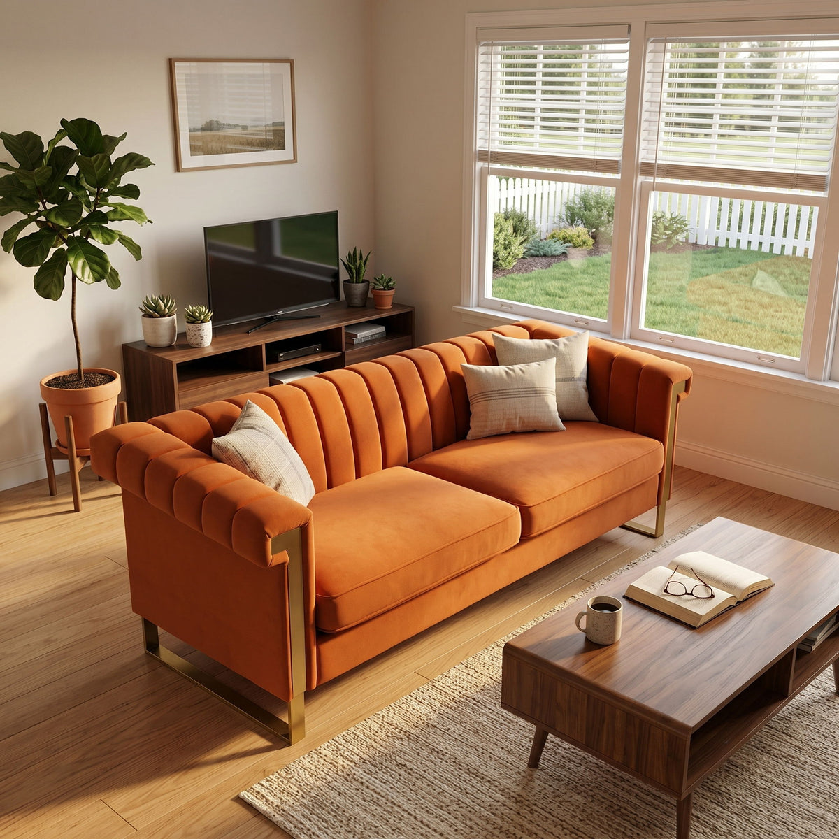 Fx-P81B-Or (834-18 Sofa)
