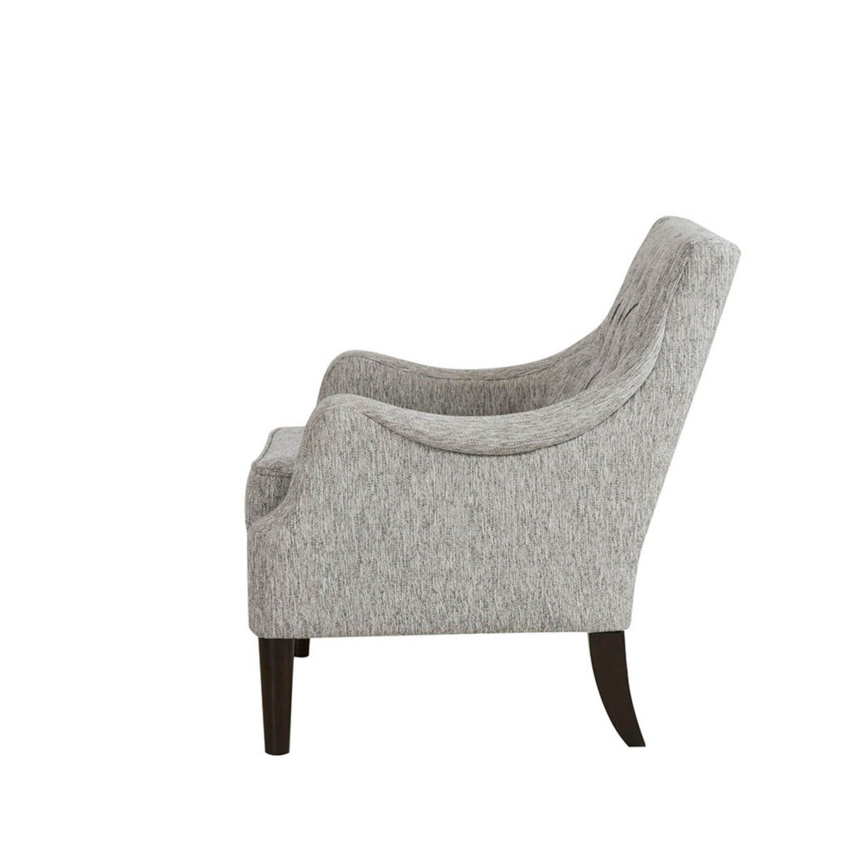 Button Tufted Accent Chair Vintage Style