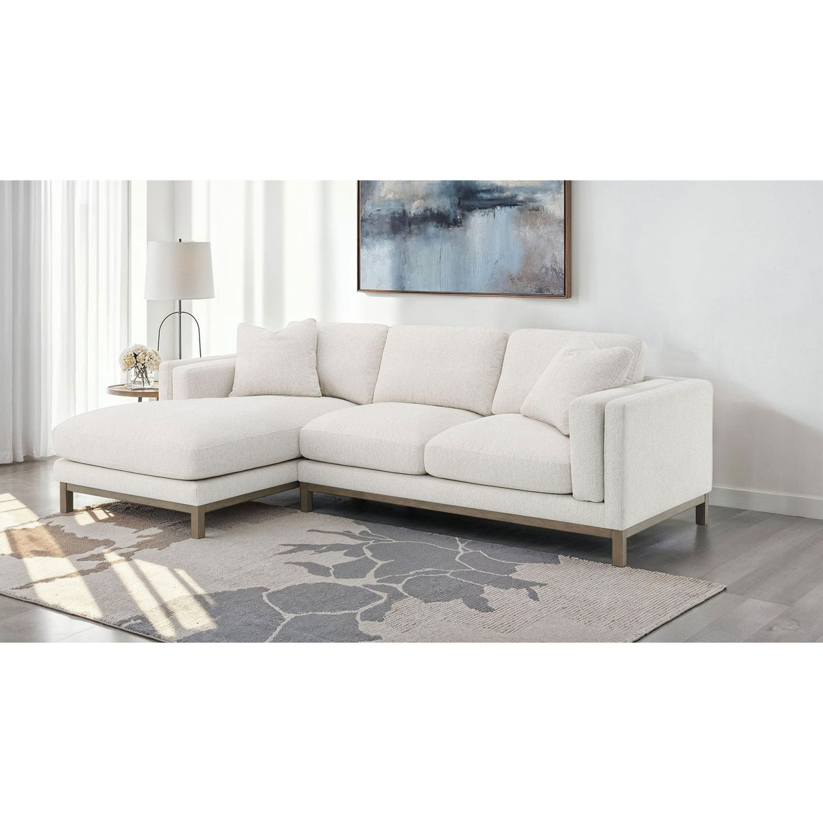 O'Brien - Sectional Sofa With Left Chaise - Sand