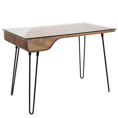 Avery - Mid-Century Modern Desk - Walnut