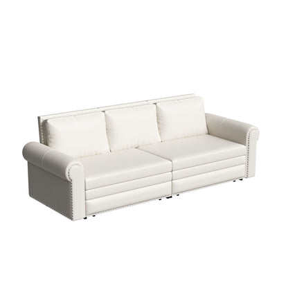 Chesterfield Sofa & Pull Out Bed