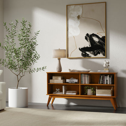 Draper - Handcrafted Low Bookcase
