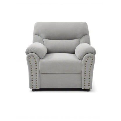 Hamilton - Chair With Hand Applied Nailhead Trim And Pillow Top Arm Cushions