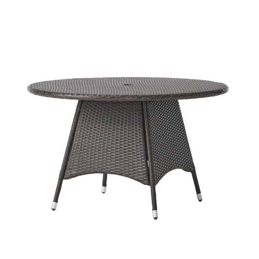 Corsica - Round Dining Table - Brown