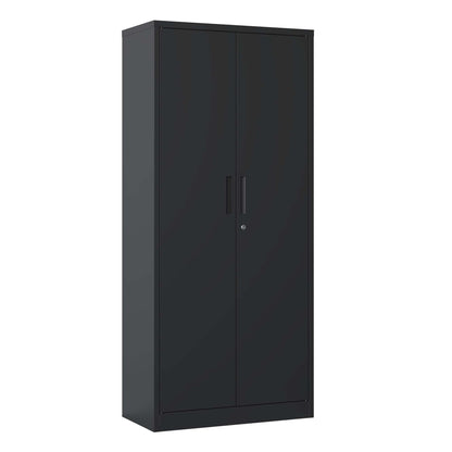 Heavy Metal Garage Storage Cabinet With Locking Doors, Steel, Adjustable Shelves
