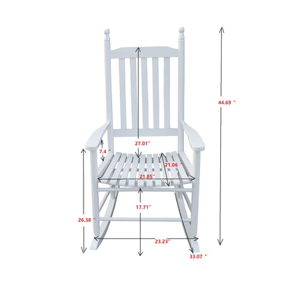 Wooden Porch Rocker Chair, Without Mat
