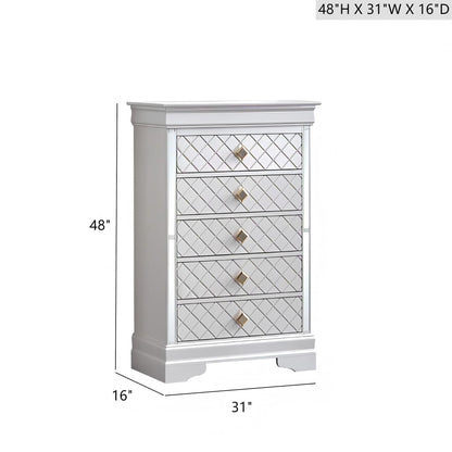 Verona - Chest - White