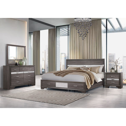 Ryder - 5 Piece Bedroom Set With Drawer Footboard
