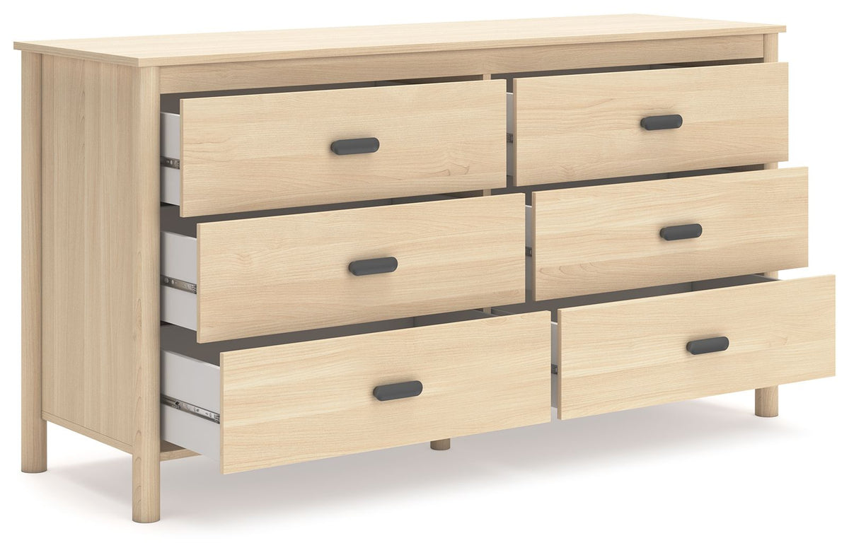 Cabinella - Six Drawer Dresser - Tan