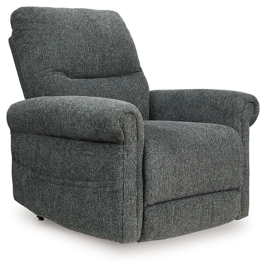Aureta - Power Lift Recliner - Charcoal
