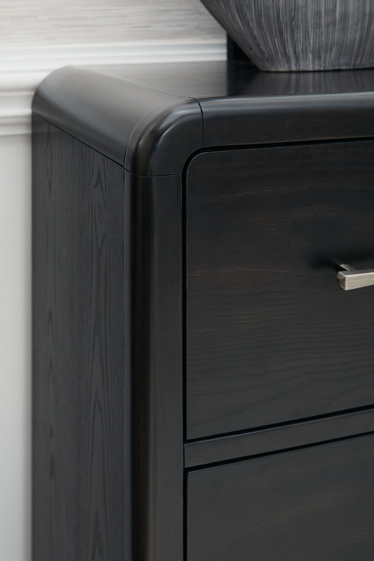 Rowanbeck - Dresser And Mirror - Black