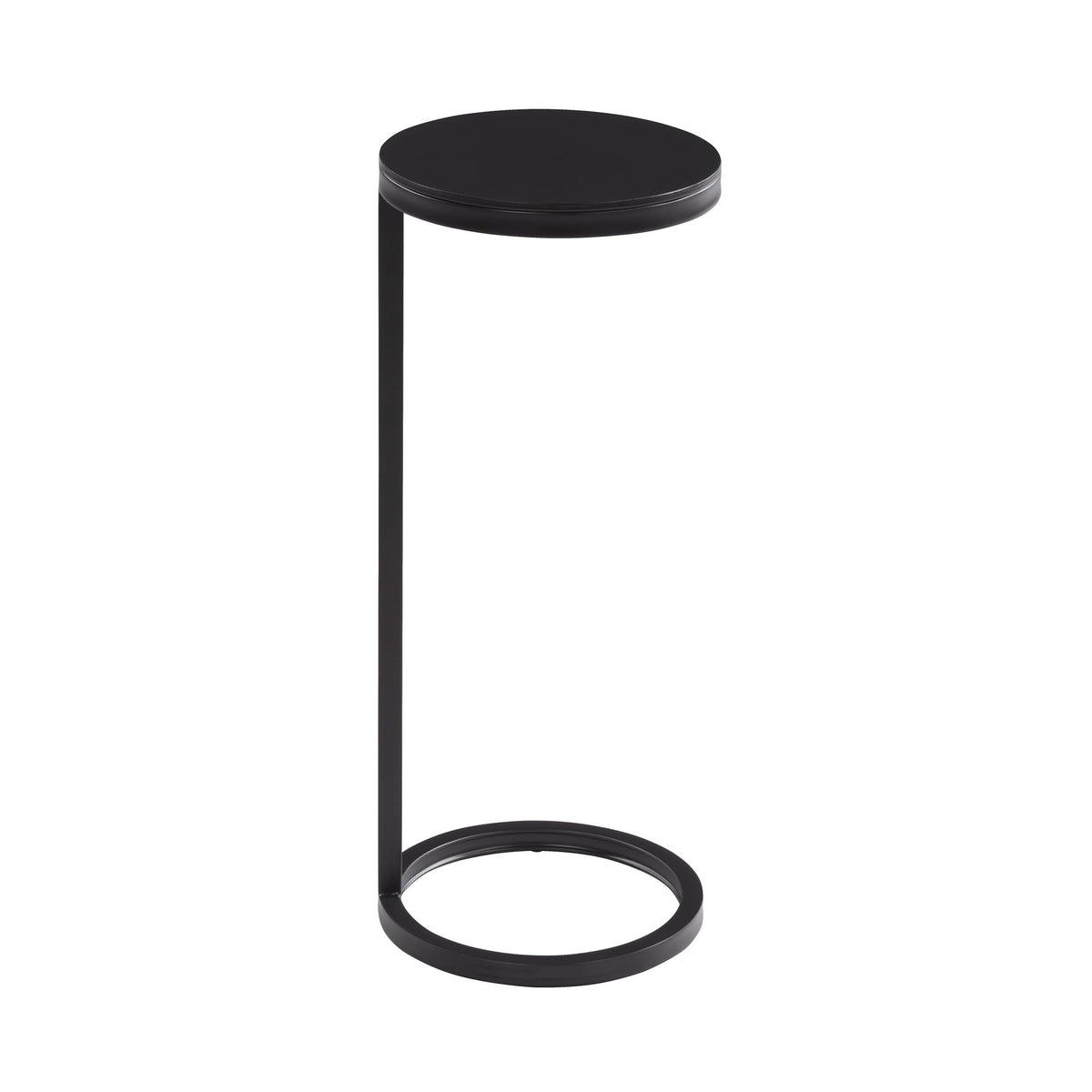 Yancey - Round Accent Table - Antique Bronze
