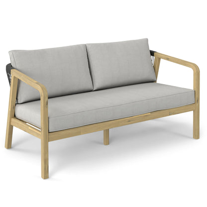 Palmetto - Outdoor Sofa - Silver