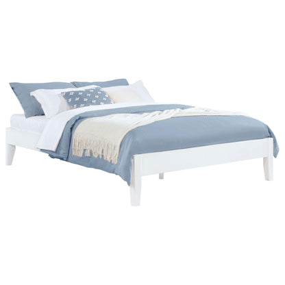 Sophie - Full Platform Bed With Tapered Legs - White