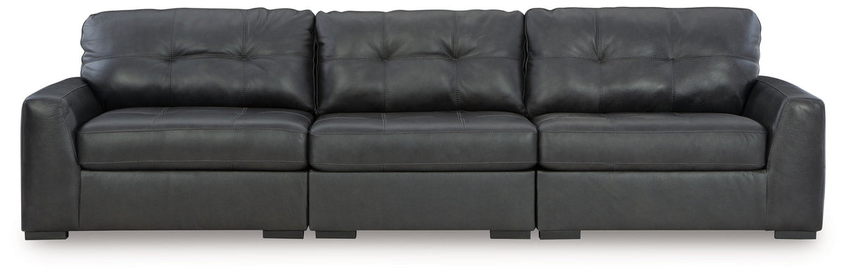 Brindley Pier - 3-Piece Sectional Sofa - Fog
