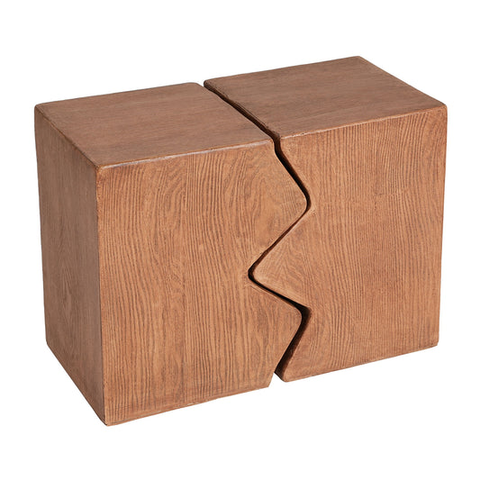 Rectangular Outdoor Indoor Accent Side Table (Set of 2)