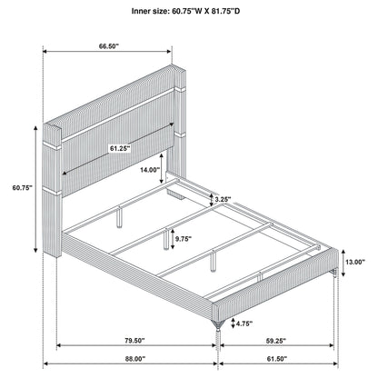 Malcolm - Bedroom Set With Wingback Design