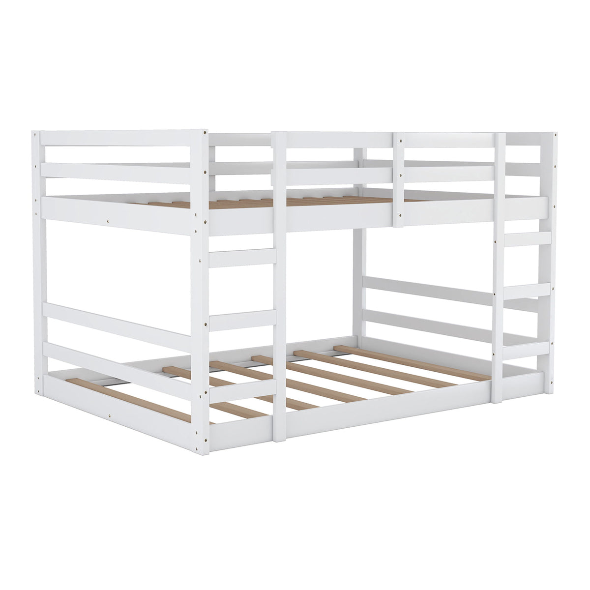 Solid Construction, Bunk Bed With Ladder