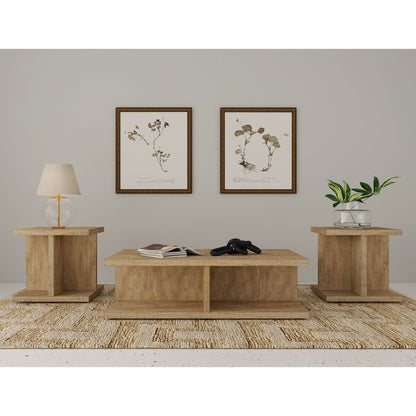Metron - Coffee And End Table Set