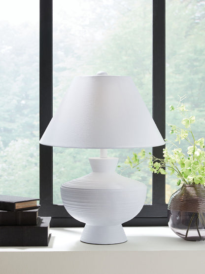 Harelwood - Poly Table Lamp - White