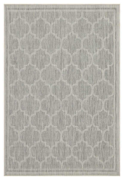 Sunshine - 5'3" X 7'3" Indoor & Outdoor Area Rug - Silver
