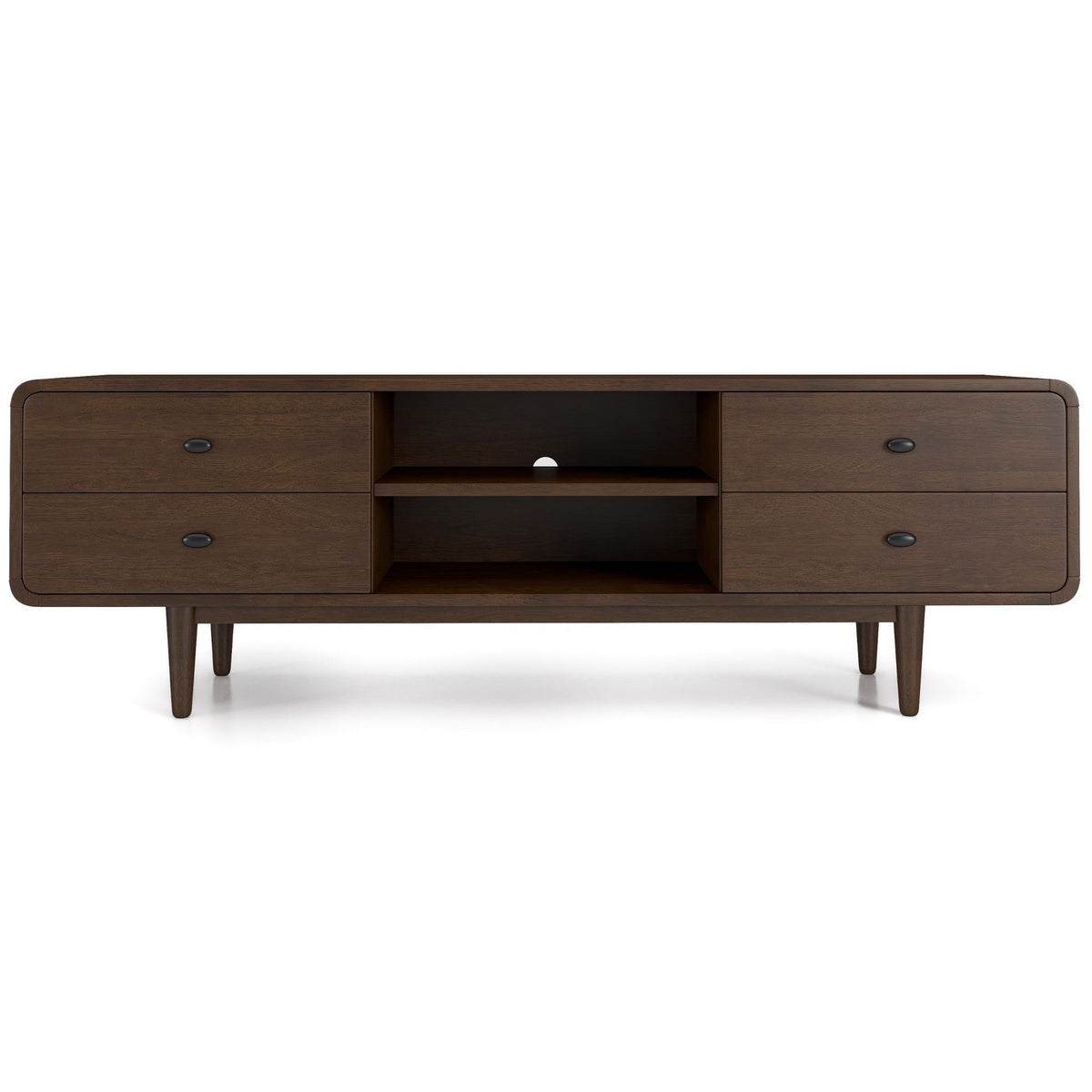 Alexa - TV Stand - Dark Brown / Wood