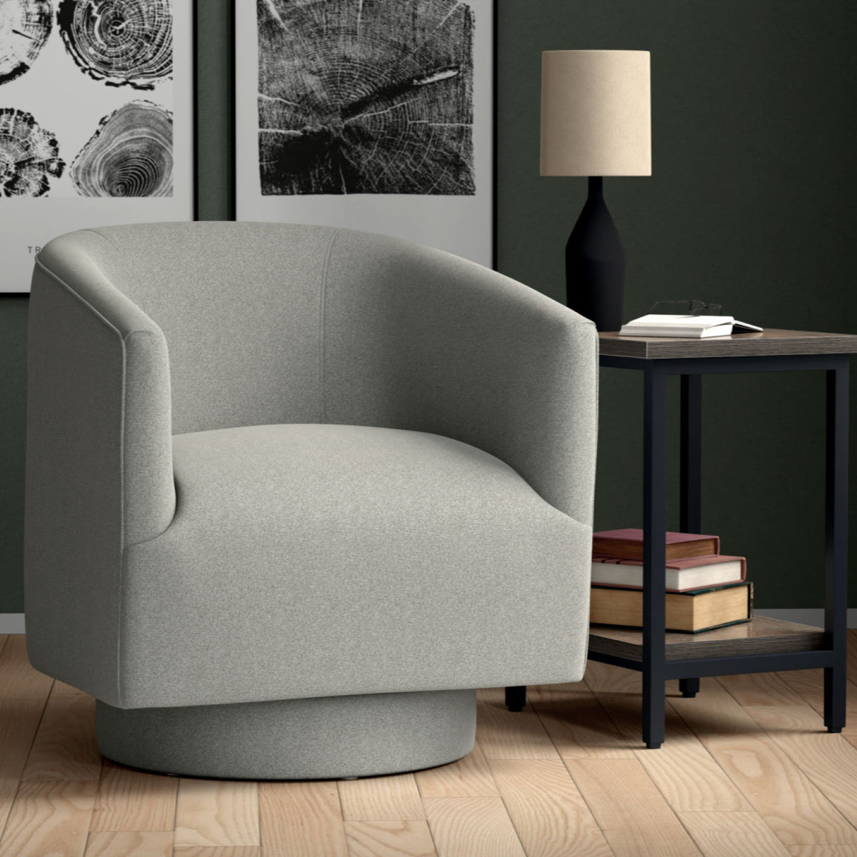 Accent Chair With Swivel Function