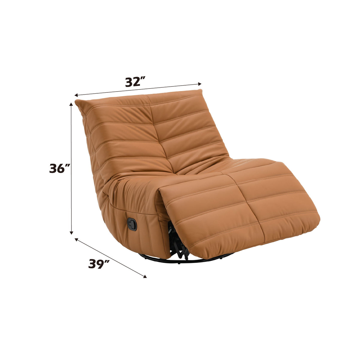 Glider Recliner Chair With Swivel