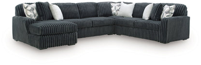Midnight-Madness - 4 Piece Sectional