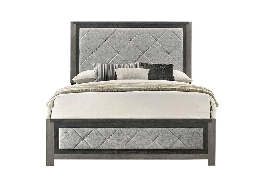 Jehoram - Queen Bed - Gray
