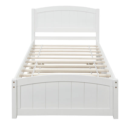 Platform Bed & Headboard, Footboard And Slat Support