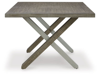 Krystanza - Rectangular Dining Room Table - Weathered Gray