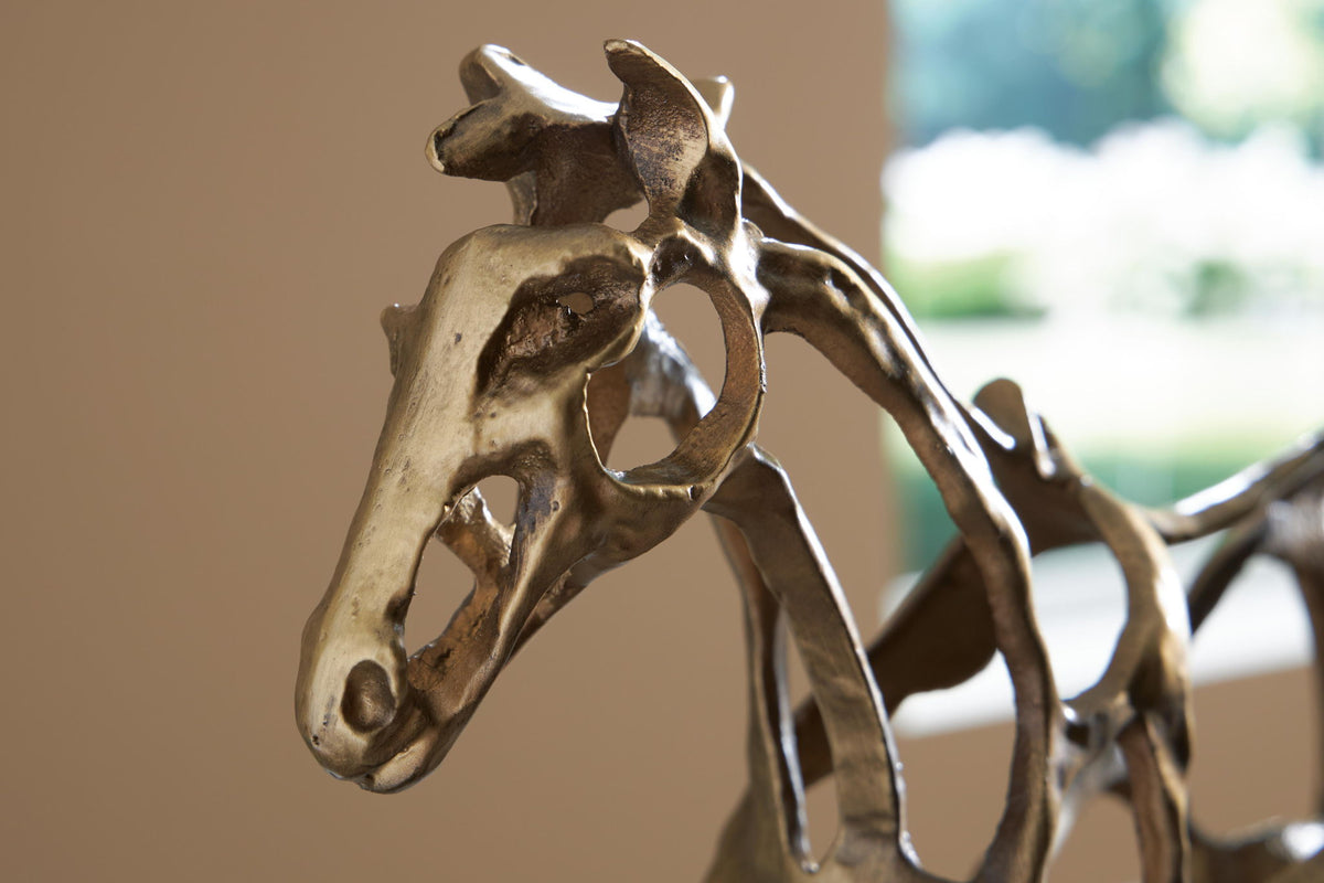 Grainville - Sculpture - Antique Gold Finish