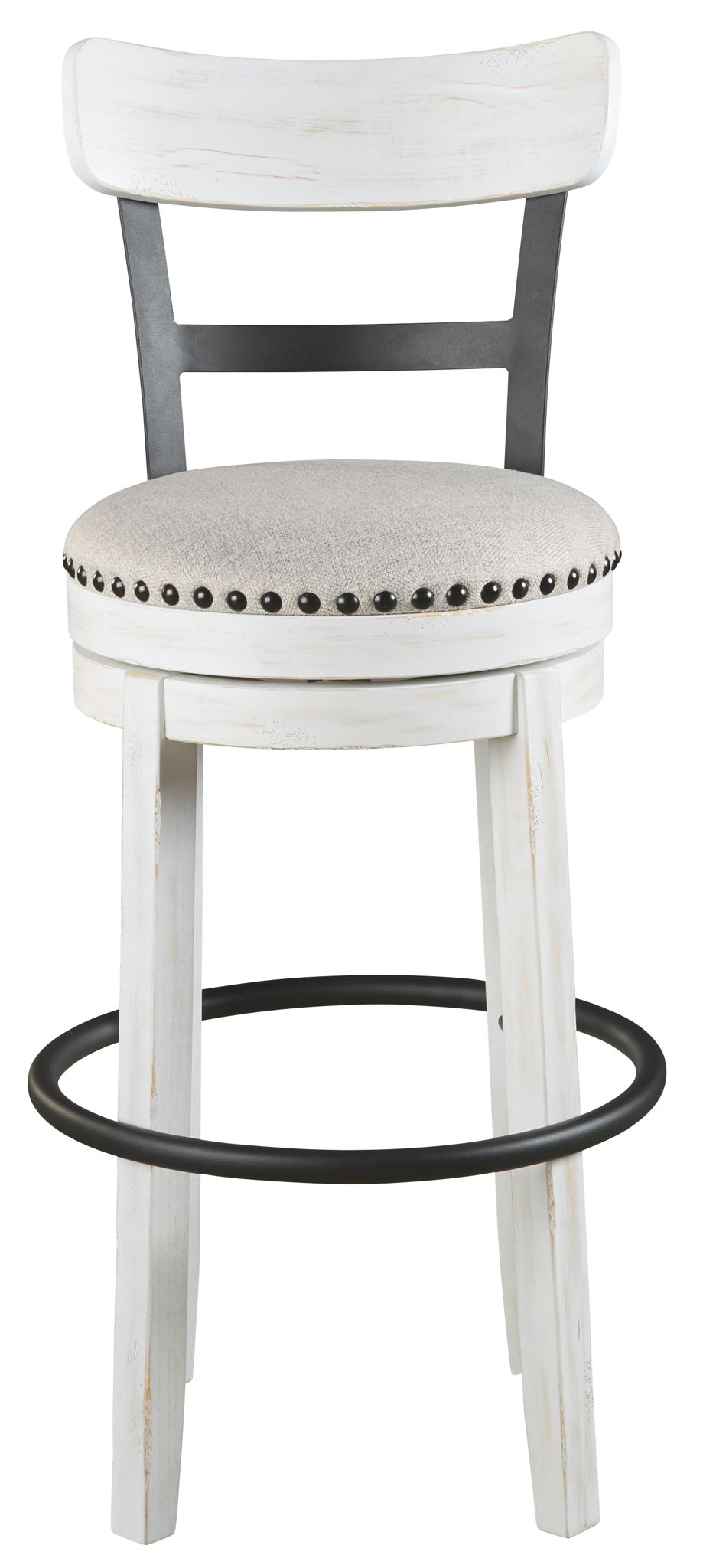 Valebeck - Tall Upholstered Swivel Barstool