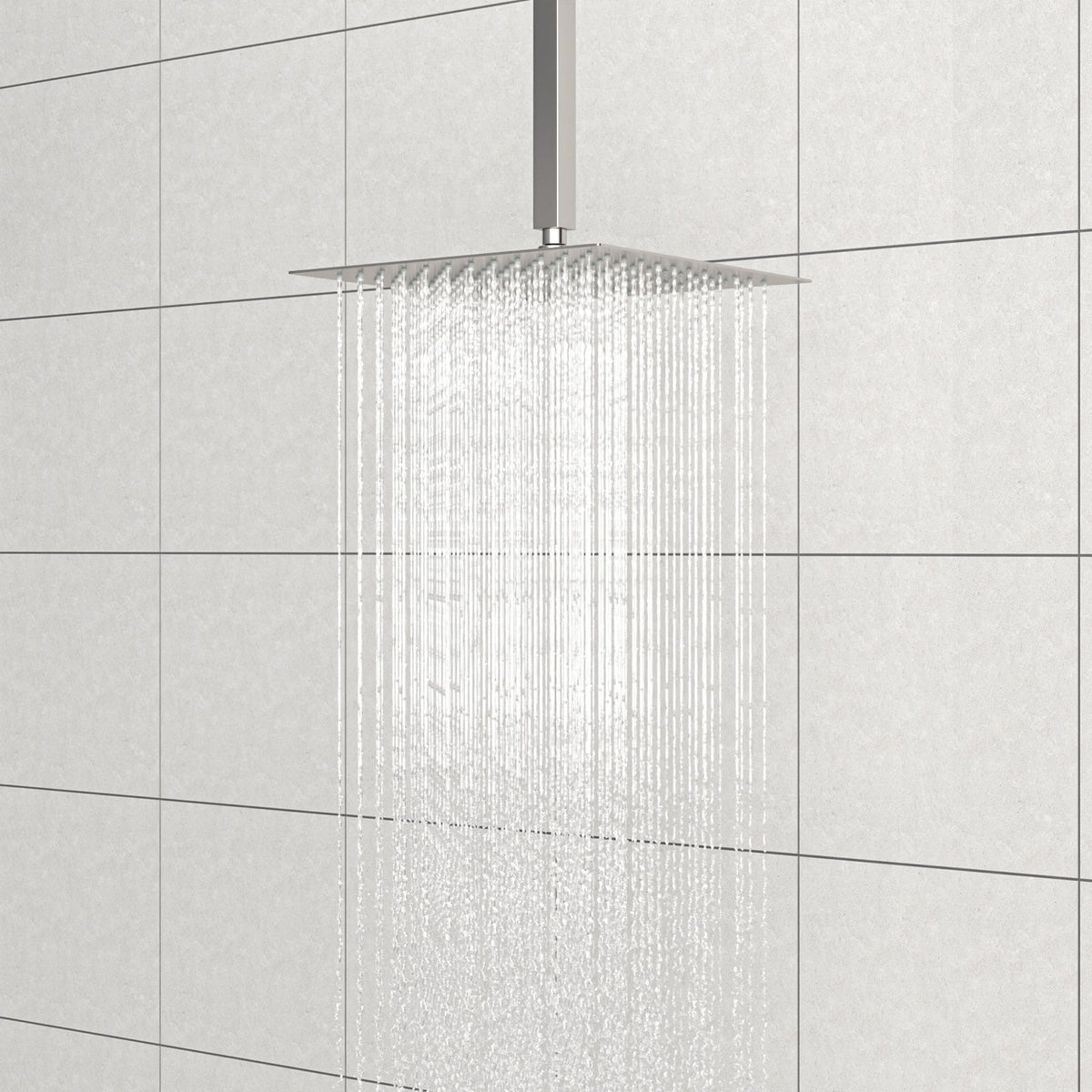 Premium 8" Ceiling Mounted Shower Arm With Flange
