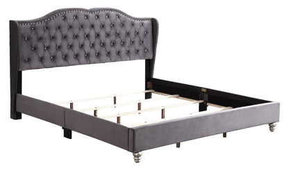 Upholstered Bed Transitional