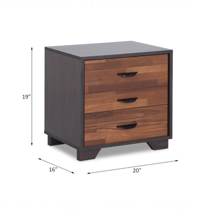 Eloy - Accent Table - Walnut / Espresso
