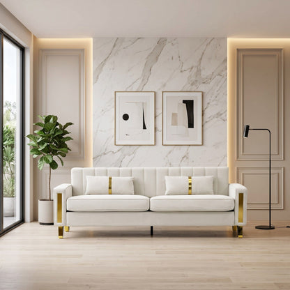 Luxurious Sofa With Accents