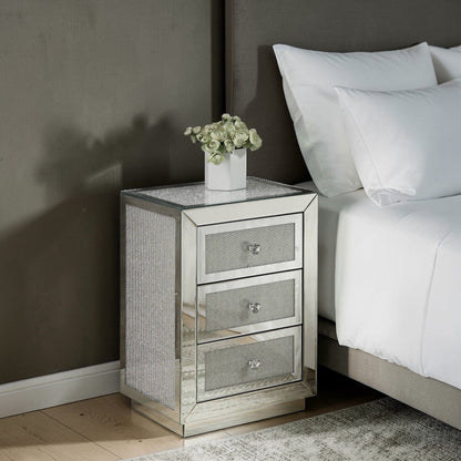 Noralie - Accent Table - Silver - Metal