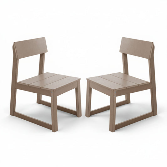 All Weather Patio Dining Chairs (Set of 2)