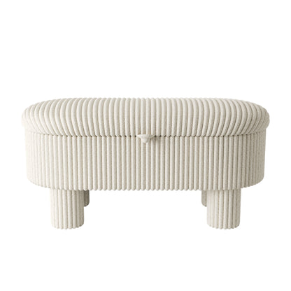 Storage Ottoman Upholstered Bench With Lift Top Storage For Bedroom
